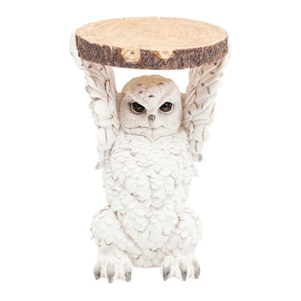 Kare Design Owl pomoćni stolić u obliku životinje, Ø 35 cm