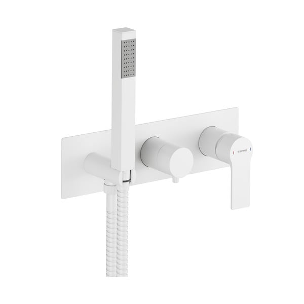 Bijela ugrađena slavina za tuš (s 3 izlaza) Pax – Sapho-image-1