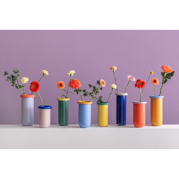 Narančasta staklena vaza (visina 25 cm) Plegado  – PT LIVING-image-2