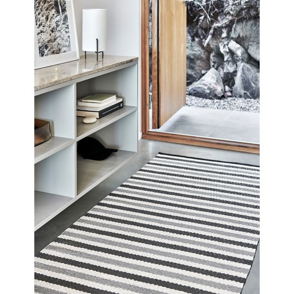 Siva/bež unutarnja i vanjska staza 85x200 cm Teo Warm Grey – Pappelina-image-1