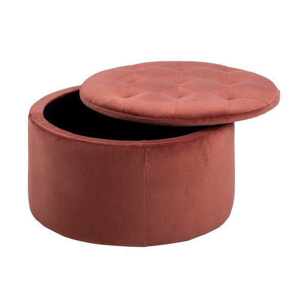 Koraljno rozi podnožnik baršun Actona Retina, 60 cm-image-4