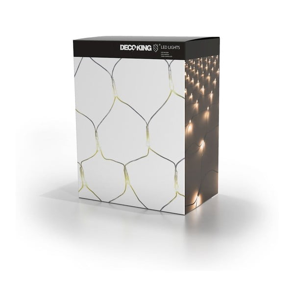 Prozirna LED svijetleća girlanda DecoKing Web, 200 svjećica, duljina 2 m-image-3
