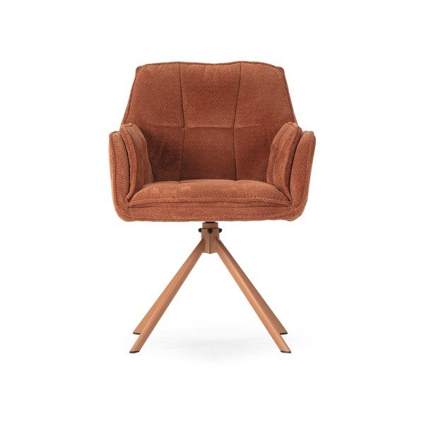 Podstavljene blagovaonske stolice u setu 2 kom boja terakote Keiko – Marckeric-image-2