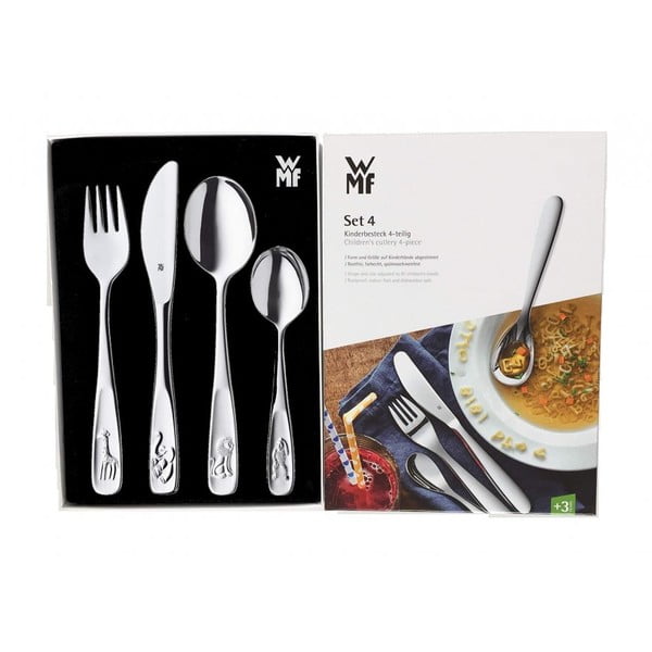 Set s 4 komada dječjeg pribora za jelo od nehrđajućeg čelika WMF Zoo-image-1