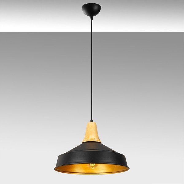 Crna metalna viseća svjetiljka Opviq lampe Efse-image-1
