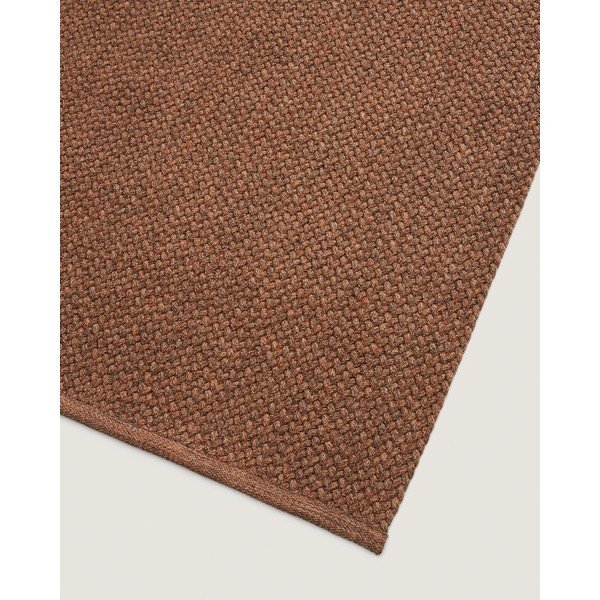 Unutarnji i vanjski tepih od recikliranih vlakna boje terakote 160x230 cm Despas – Kave Home-image-4