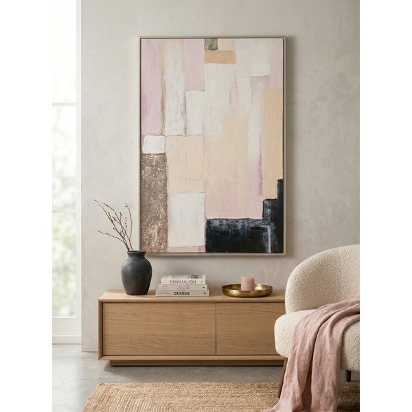 Tiskana/s ručno oslikanim elementima slika s okvirom/na platnu 80x120 cm Meldert – Yes Everyday-image-1