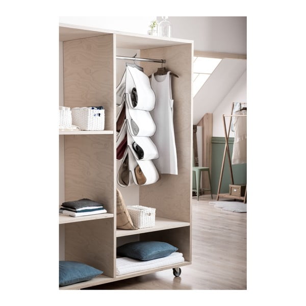 Viseći bijeli organizator za torbice i torbe Compactor Handbags Organizer-image-1