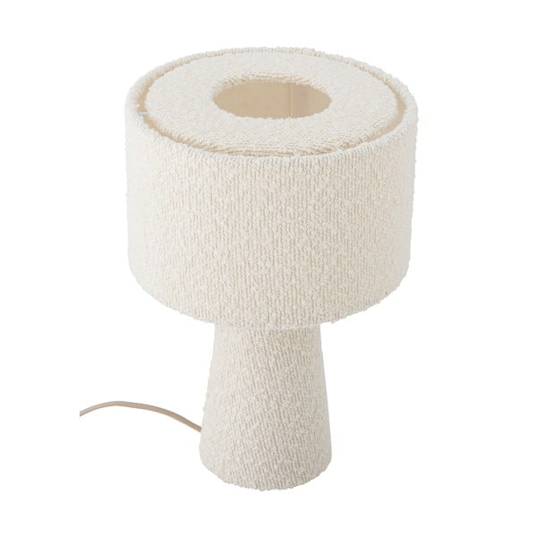 Bijela stolna lampa s tekstilnim sjenilom (visina 30 cm) Emmie – Bloomingville-image-4