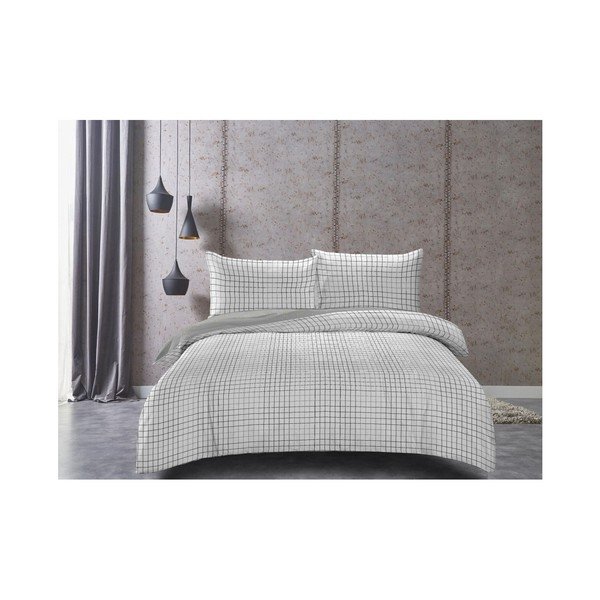Siva produžena pamučna posteljina za krevet za jednu osobu 155x220 cm Sparkle - AmeliaHome-image-2