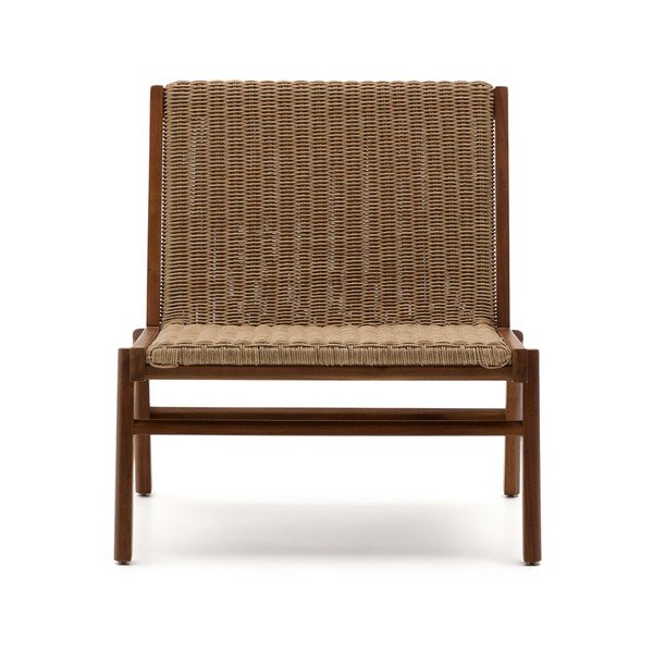 Vrtna fotelja od masivnog drveta u prirodnoj boji Itani – Kave Home-image-4