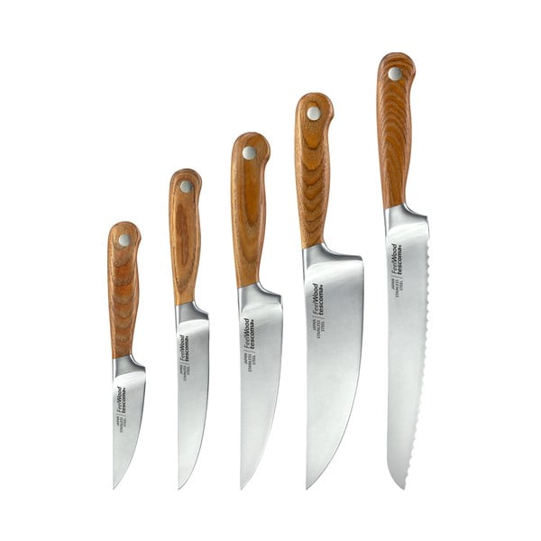 Set noževa sa stalkom 5 kom Feelwood – Tescoma-image-3