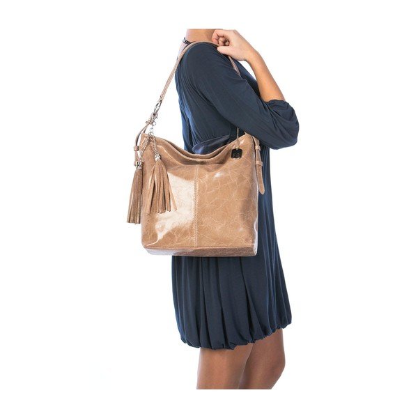Kožna torbica Hobo Taupe-image-4