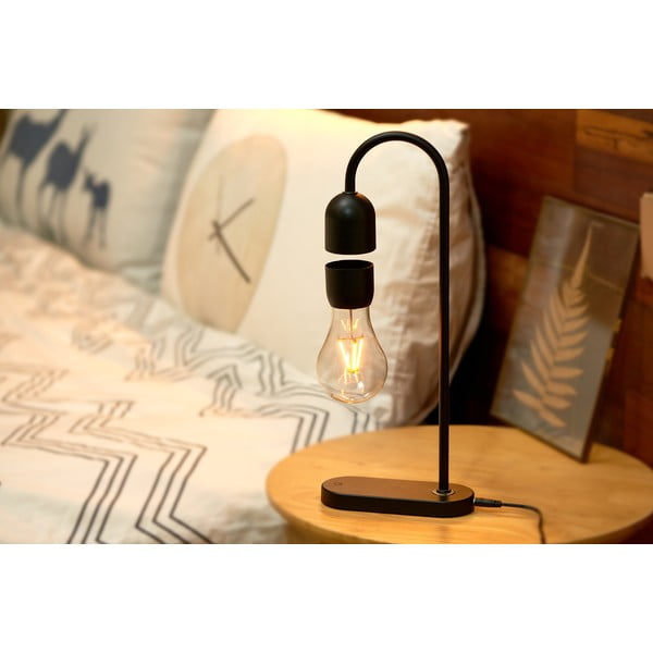 Crna stolna lampa (visina 36,5 cm) Evaro - Gingko-image-1