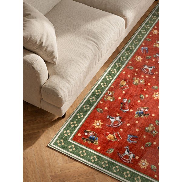 Crveni/zeleni tepih s božićnim motivom 160x230 cm Toy's Delight Nostalgic Noel Red Green – Villeroy&Boch-image-2