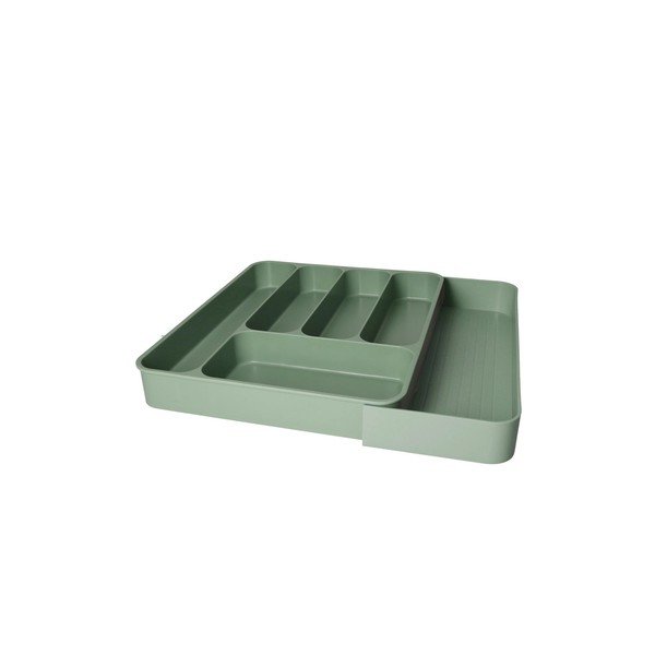Kadulja zeleni plastičan prilagodljiv organizator pribora 39 x 43,5 cm – Brandani