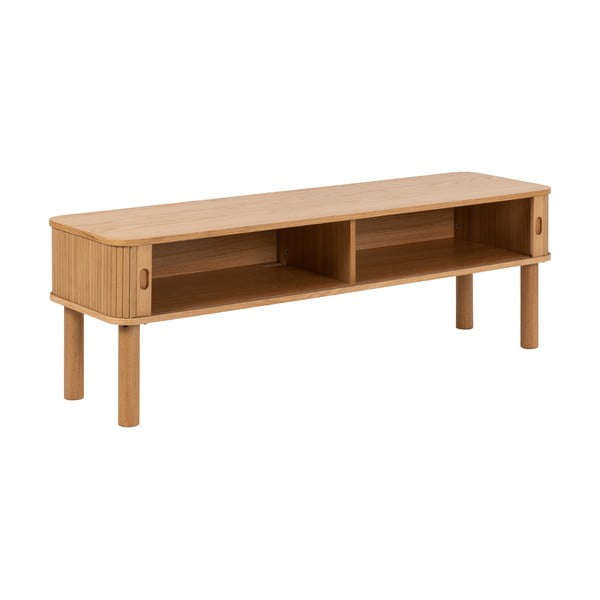 TV komoda u dekoru hrasta u prirodnoj boji 140x45 cm Langley – Actona-image-3