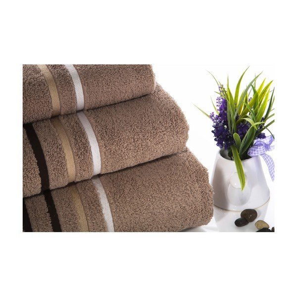 Set od 3 ručnika Lines V4, 30x50 cm + 50x100 cm + 70x140 cm-image-2