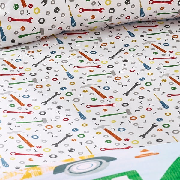 Dječja plahta s gumom za dječji krevetić 70x140 cm Digger Dreams – Catherine Lansfield-image-2