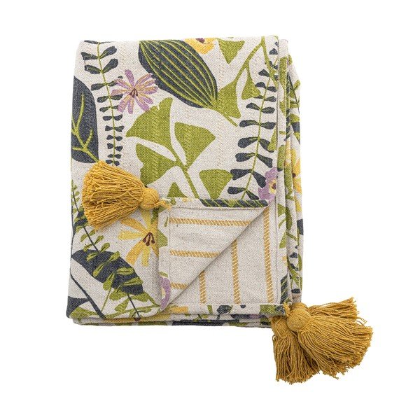 Deka od recikliranog pamuka 130x160 cm Camelie – Bloomingville