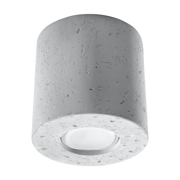 Siva betonska stropna svjetiljka Nice Lamps Roda