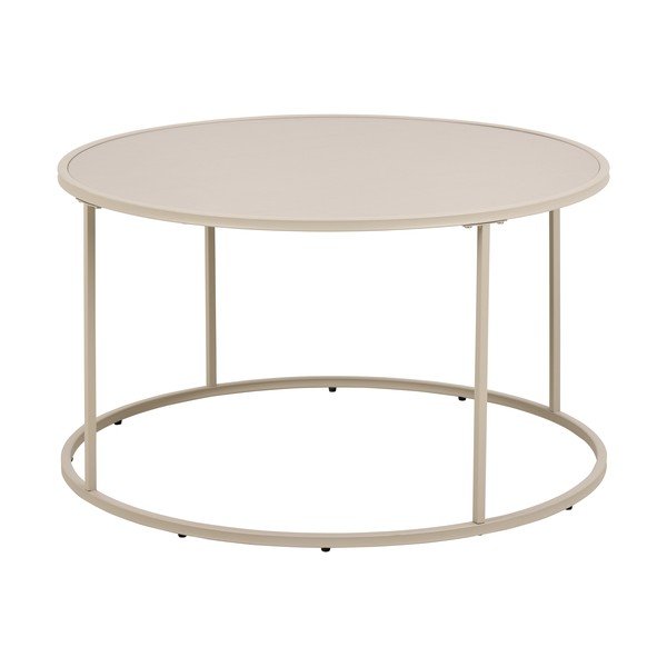 Sivi željezni okrugao stolić za kavu ø 80 cm Seaford – Actona