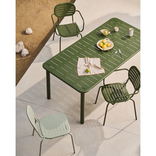 Željezni vrtni stol 90x180 cm Brai – Kave Home-image-1