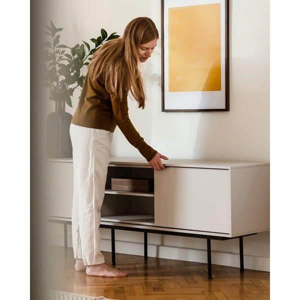 Sivo-bež TV komoda 189x61x42 cm Mod – noo.ma-image-3