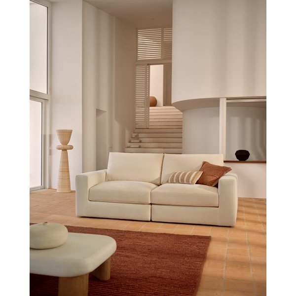 Bež sofa od šenila 220 cm Alea – Kave Home-image-1