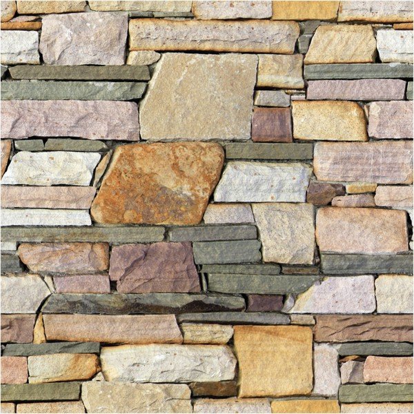 Ukrasna zidna naljepnica Ambiance Esterel Stone, 40 x 40 cm-image-2