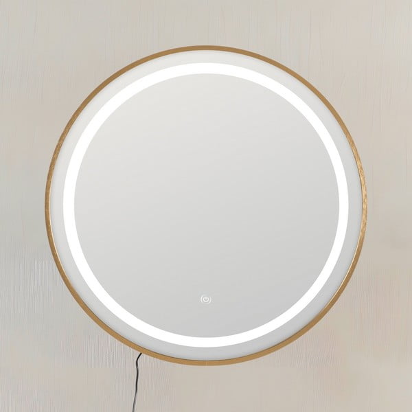 Zidno ogledalo s osvjetljenjem 60x60 cm – Ixia-image-1