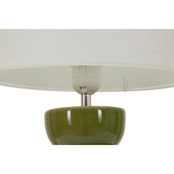 Bijela/zelena stolna lampa keramička s tekstilnim sjenilom (visina 46 cm) Torr – Mauro Ferretti-image-4