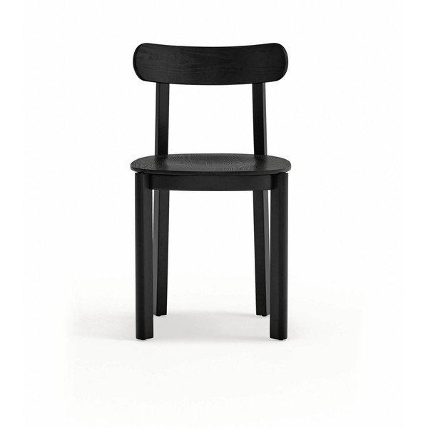 Crna blagovaonska stolica u dekoru jasena Nara – Teulat-image-2