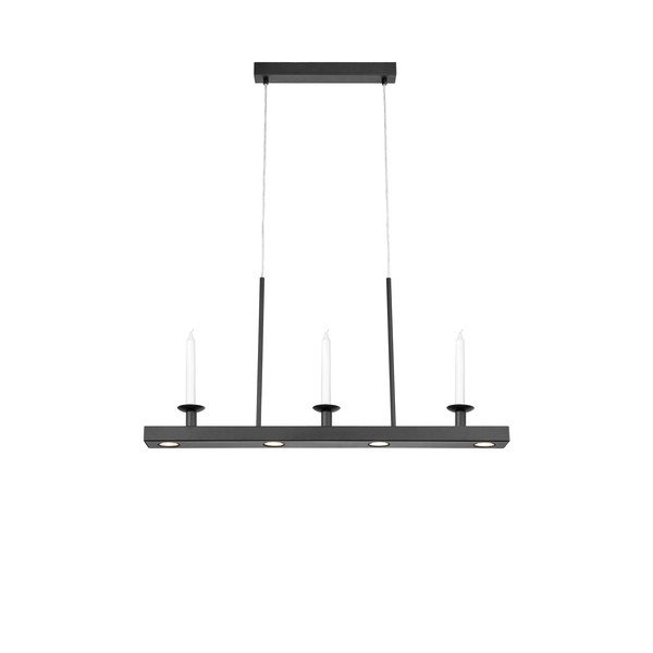 Crna metalna LED viseća svjetiljka s mogućnosti zatamnjivanja Dining – Markslöjd