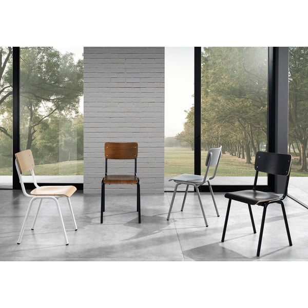 Sive blagovaonske stolice u setu od 2 kom Old School - Tomasucci-image-1