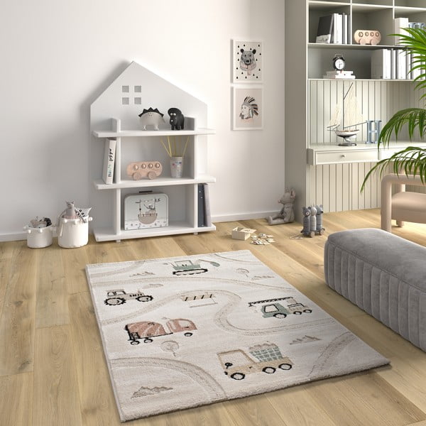 Bež dječji tepih za igru 120x170 cm Clown – Universal-image-1