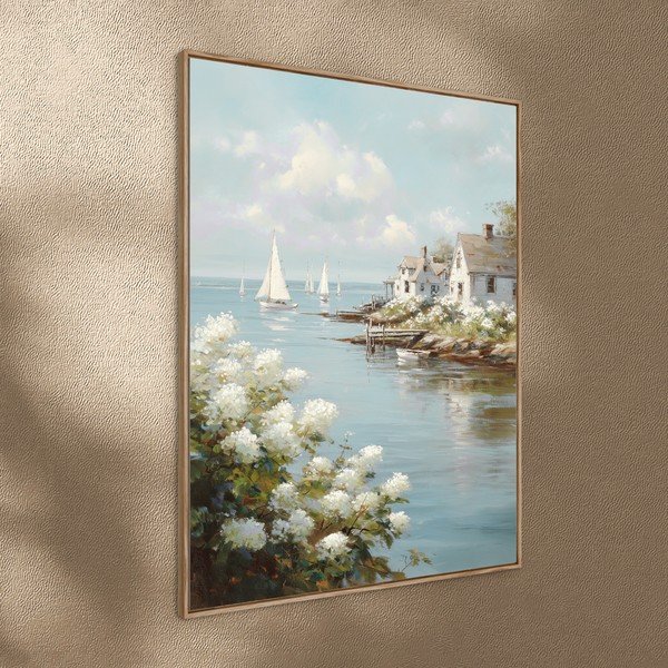 Tiskana slika s okvirom 60x80 cm Quiet Bay – Styler-image-2