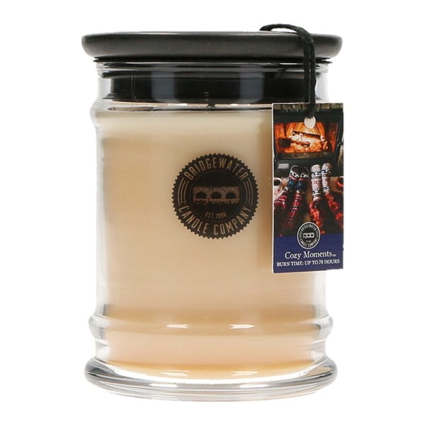 Svijeća s mirisom u staklenoj posudi Bridgewater svijeća Company Cozy Moments, vrijeme gorenja 65 - 85 sati