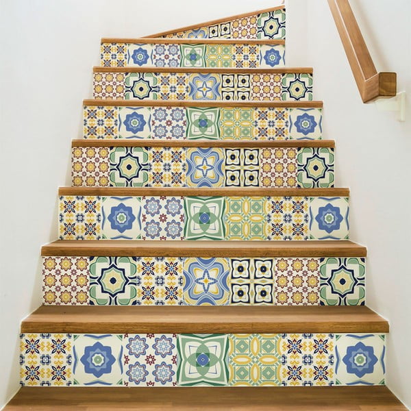Set od 2 naljepnice za stepenice Ambiance Stickers Stair Sephora, 15 x 105 cm