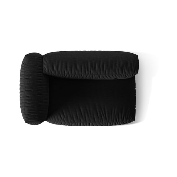 Crna modularna sjedeća garnitura (s lijevim kutom) Martina – Micadoni Home-image-4