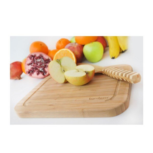 Daska za rezanje od bambusa, 25x15 cm-image-1