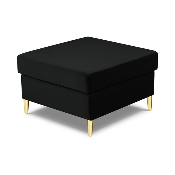 Crni baršunast tabure Kyoto – Cosmopolitan Design-image-2