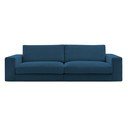 Tamno plava sofa od samta 274 cm Leonard – Bobochic Paris