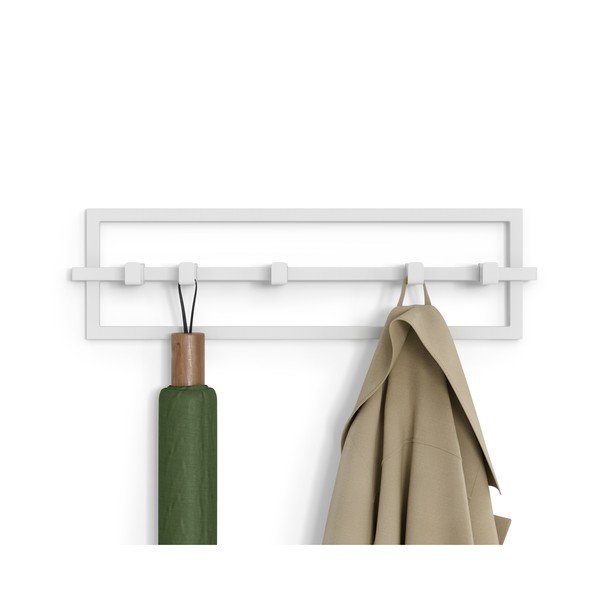 Bijela metalna zidna vješalica Cubiko - Umbra-image-4