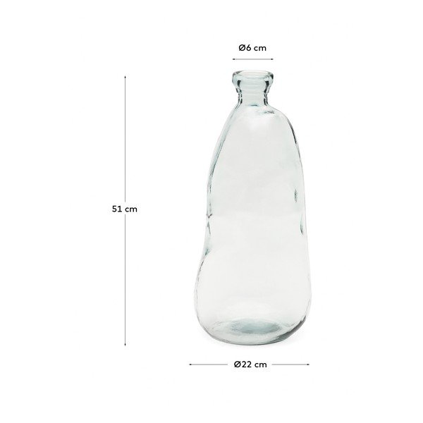 Visoka vaza od recikliranog stakla (visina 51 cm) Brenna – Kave Home-image-4