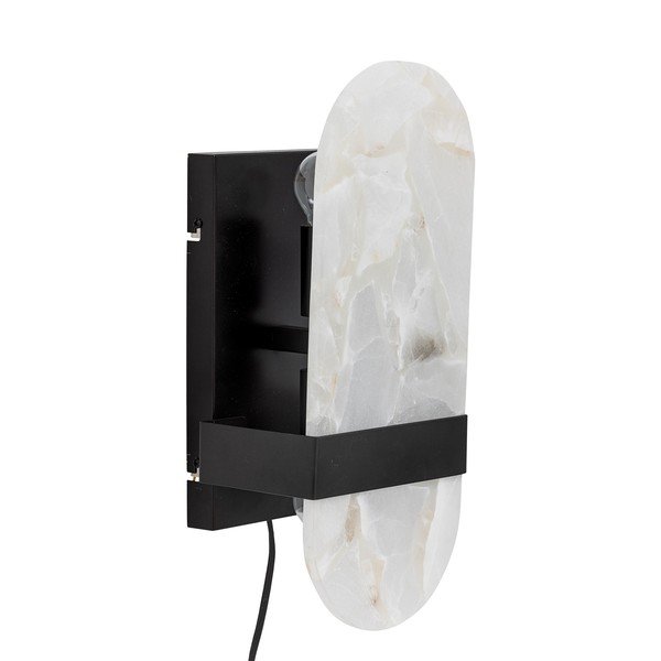 Bijela/crna zidna lampa Taco – Bloomingville