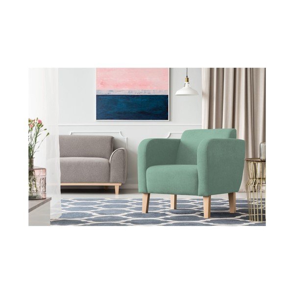 Mentol zelena fotelja Kooko Home Swing-image-1