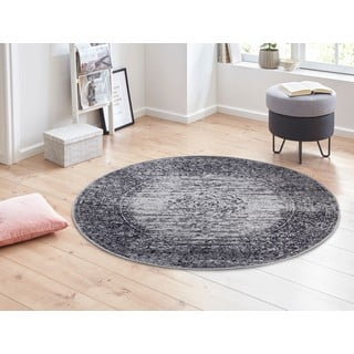 Sivi okrugli tepih ø 160 cm Méridional - Hanse Home
