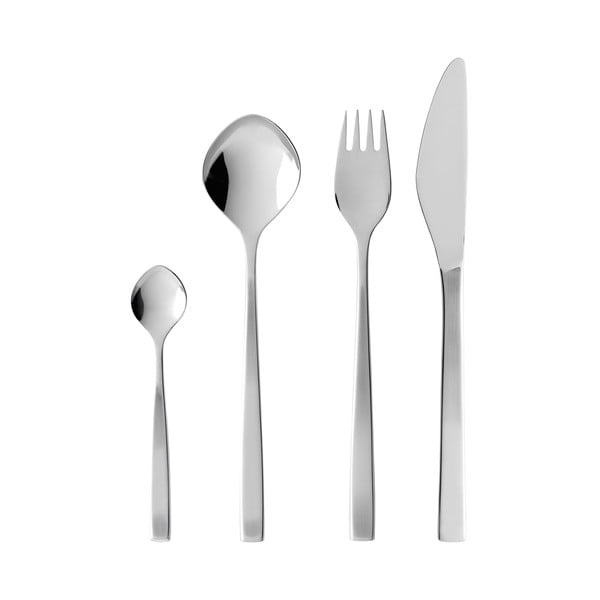 Pribor 16 kom od nehrđajućeg čelika u srebrnoj boji Fuga – Gense