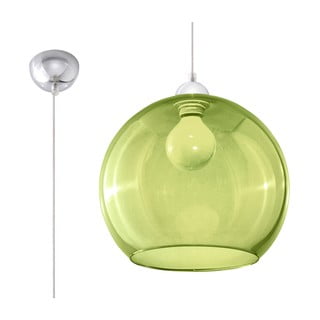 Zelena viseća svjetiljka sa staklenim sjenilom ø 30 cm Bilbao – Nice Lamps